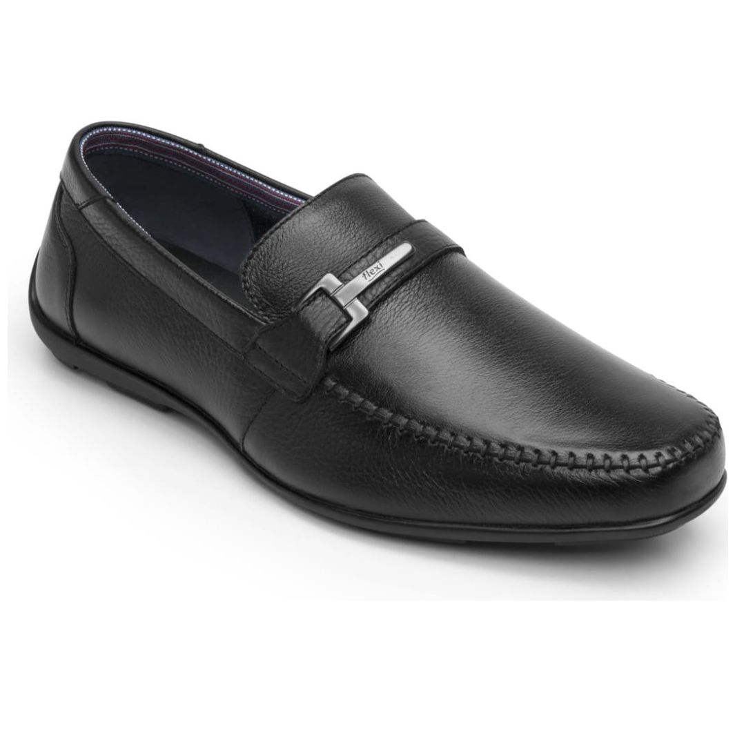 Flexi Zapatos Mocasines Azules Para Hombre Flexi Zapatos Casuales