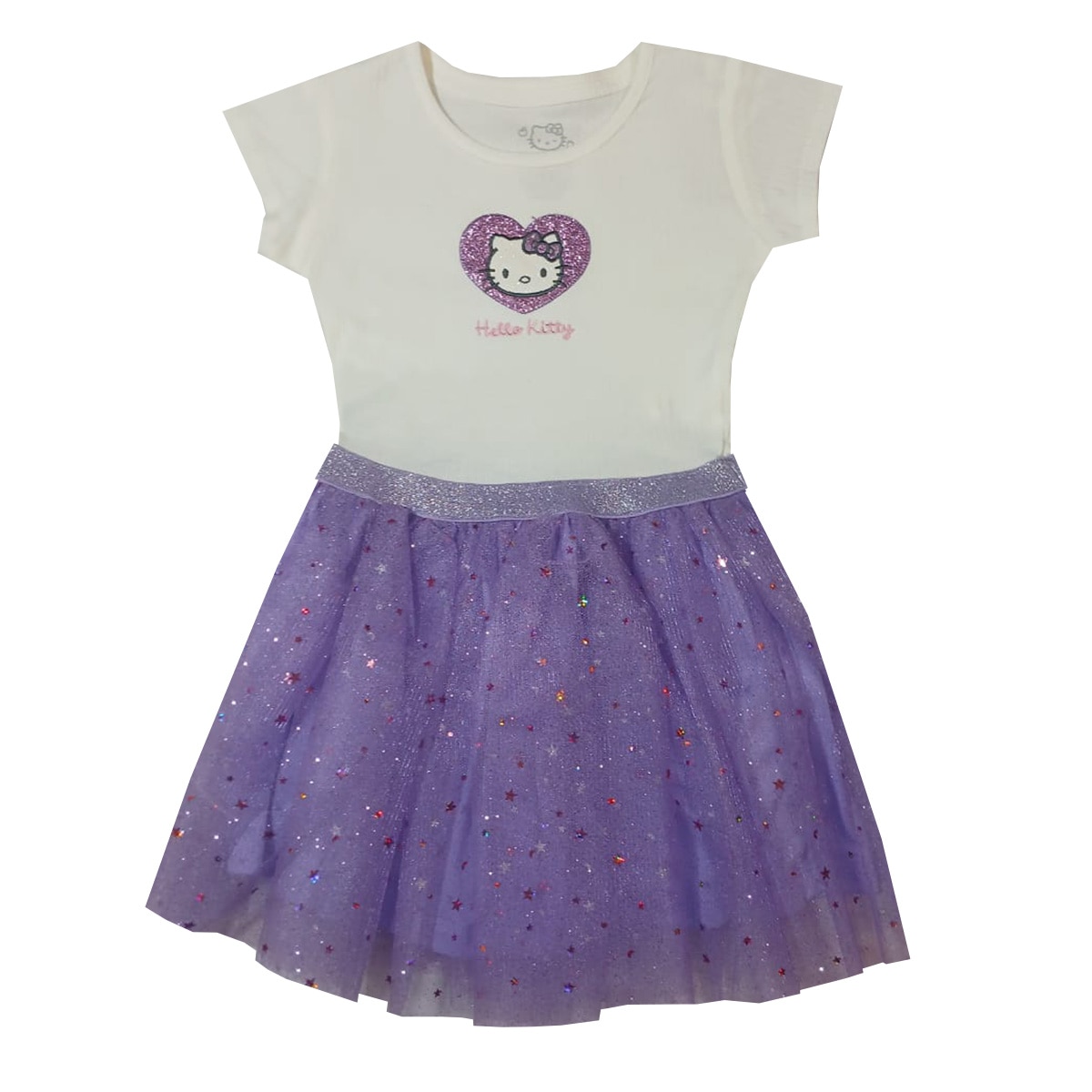 Vestido Manga Corta para Niña Hello Kitty