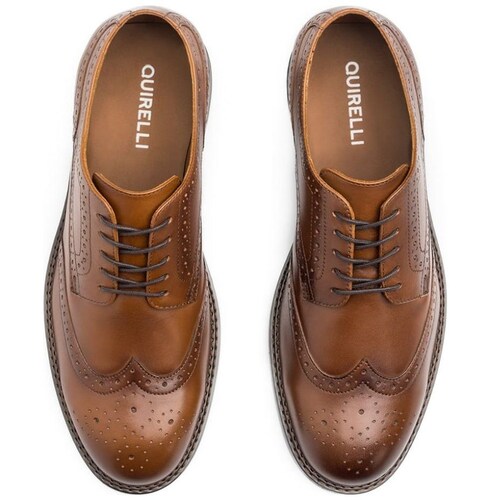 Zapato Bostoniano Quirelli en Piel para Hombre