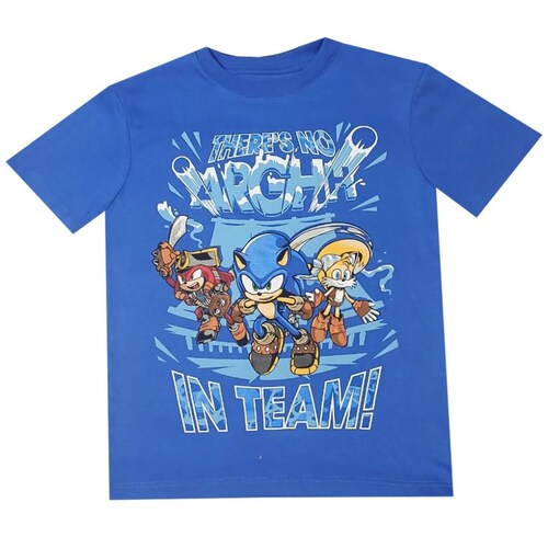 Playera Manga Corta para Niño Sonic