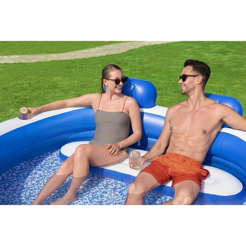 Alberca Familiar Inflable Splash Paradise 2.31M X 2.19M X 79Cm Bestway