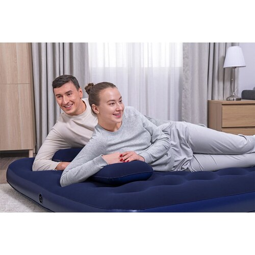 Colchon Inflable Matrimonial con Bomba Manual Bestway