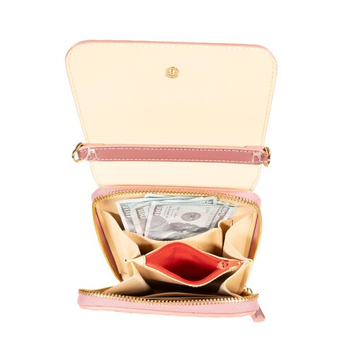 Billetera Porta Celular Cloe Rosa para Mujer
