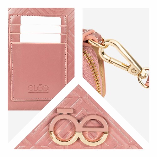 Billetera Porta Celular Cloe Rosa para Mujer