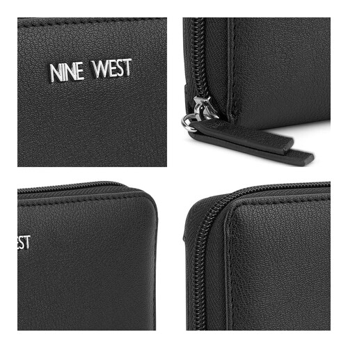 Cartera Wallet Nine West Negra para Mujer