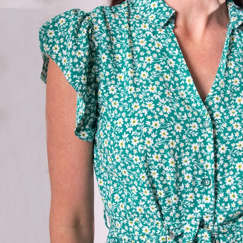 Vestido Midi Estampado Zucca para Mujer