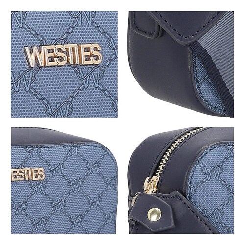 Bolso Crossbody Westies Azul para Mujer