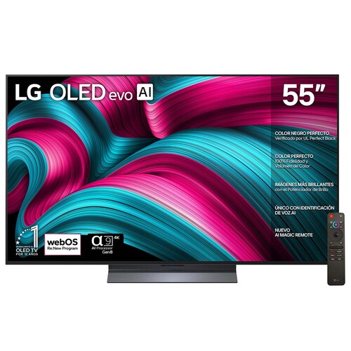 Pantalla LG 55 Pulgadas Oled Evo Ai C5 4K Smart Tv