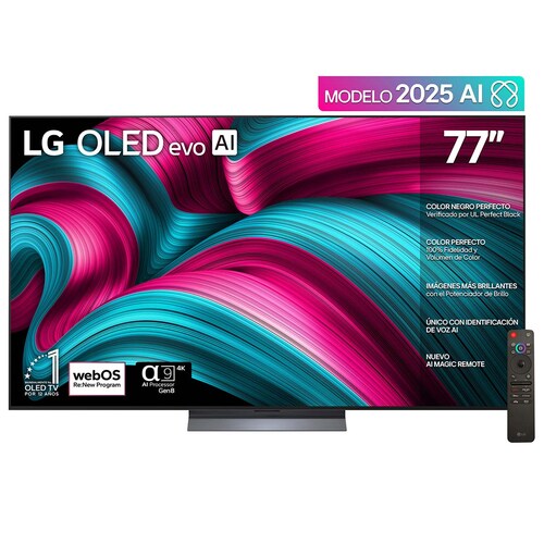 Pantalla LG 77 Pulgadas Oled Evo Ai C5 4K Smart Tv
