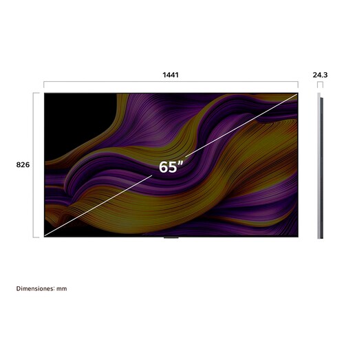 Pantalla LG 65 Pulgadas Oled Evo Ai G5 4K Smart Tv