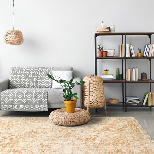 Tapete Abadi Circonia 03 180X120Cm Dorado