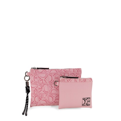Set 2Pzas Cosmetiquera Cloe Rosa para Mujer