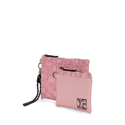Set 2Pzas Cosmetiquera Cloe Rosa para Mujer