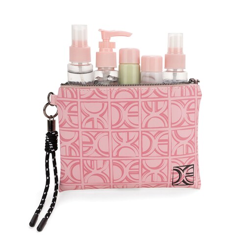 Set 2Pzas Cosmetiquera Cloe Rosa para Mujer