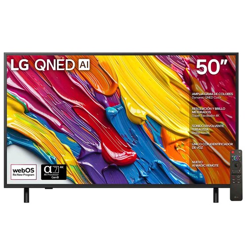 Pantalla LG 50 Pulgadas 4K Qned Ai Qned82