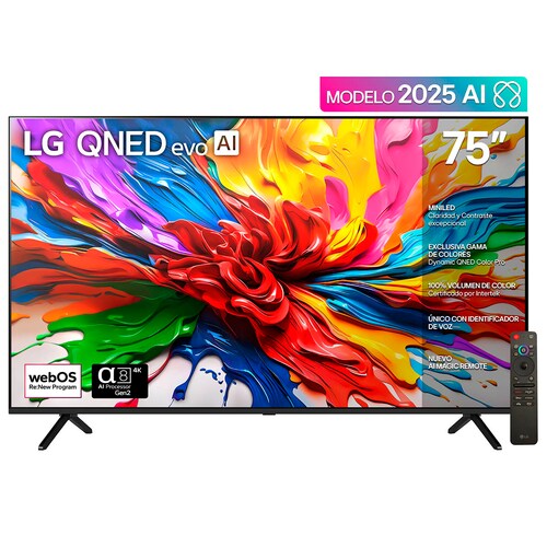 Pantalla LG 75 Pulgadas 4K Qned Ai Qned92