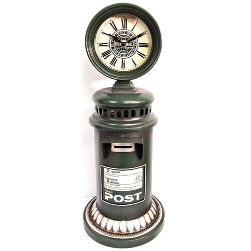 Reloj de Mesa Alcancía Buzón Retro Mideko