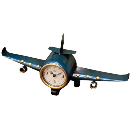 Reloj de Mesa Avión Chico Verde Esmeralda Mideko
