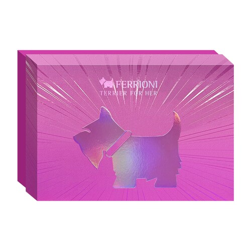 Set Eau de Parfum Ferrioni Terrier For Her (Edp 90 Ml + Perfumero 10 Ml + Deo Stick 78 G)
