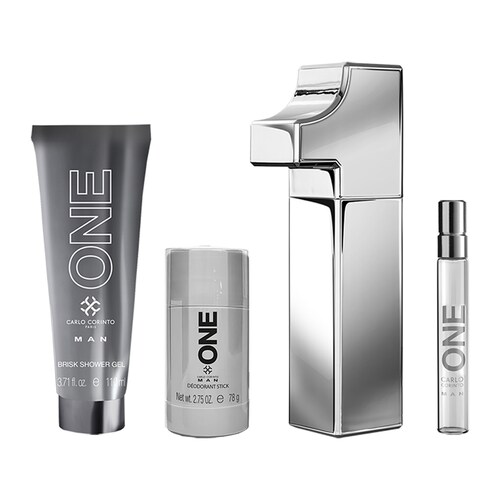 Estuche Eau de Parfum Carlo Corinto One Man 100Ml para Hombre