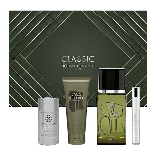 Estuche Eau de Parfum Carlo Corinto Classic 100Ml para Hombre