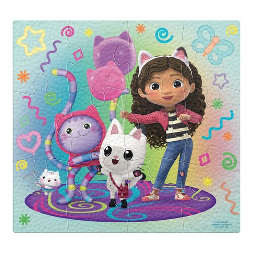 Rompecabezas Infantil Foam 12 Pzas Gabbys Dollhous