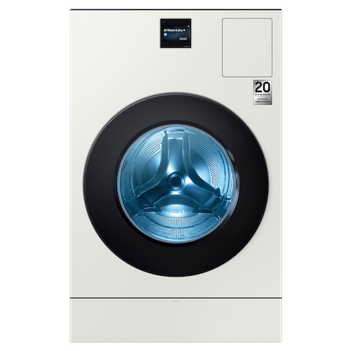 Centro de Lavado 2 en 1 Samsung Bespoke Ai Laundry Combo 4.3" Color Greige 26 / 15 Kg