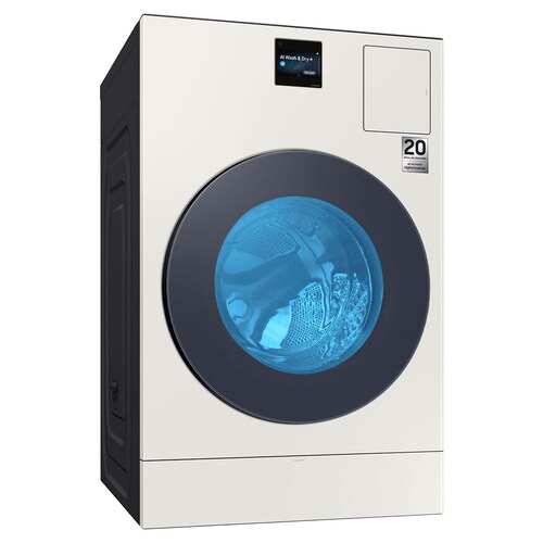 Centro de Lavado 2 en 1 Samsung Bespoke Ai Laundry Combo 4.3" Color Greige 26 / 15 Kg