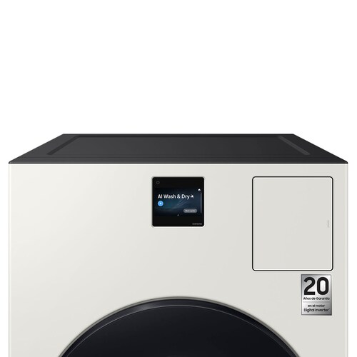 Centro de Lavado 2 en 1 Samsung Bespoke Ai Laundry Combo 4.3" Color Greige 26 / 15 Kg