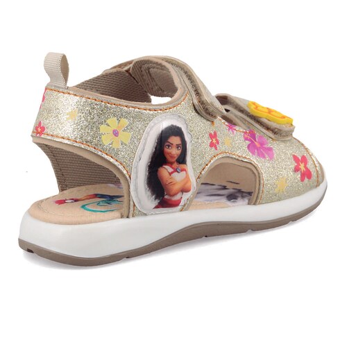 Sandalia con Brillos Diseño Disney Moana 2 para Niña