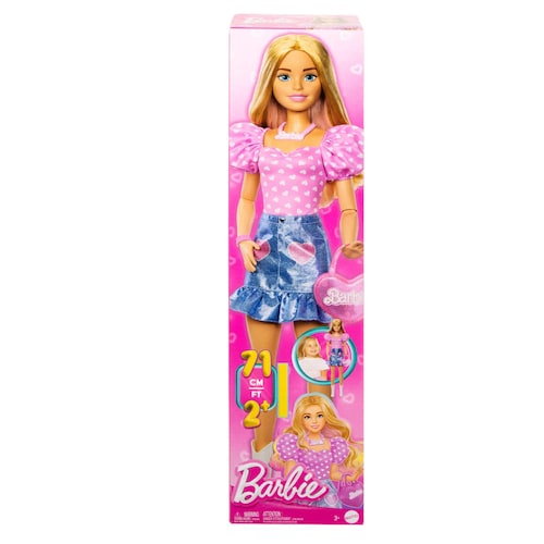 Barbie Large Dolls 71Cm Falda Mezclilla Sorpresa