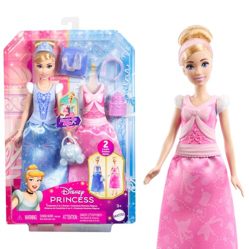 Disney Princesa Set Cenicienta Cambio de Vestido