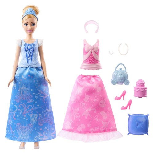 Disney Princesa Set Cenicienta Cambio de Vestido