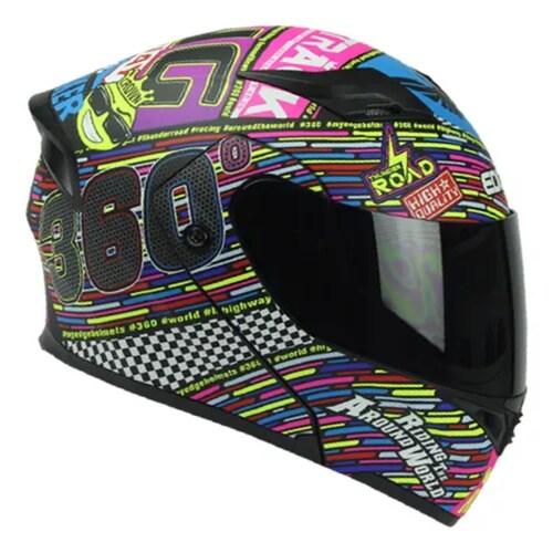 Casco Abatible para Motociclista Boss 360 Matte L
