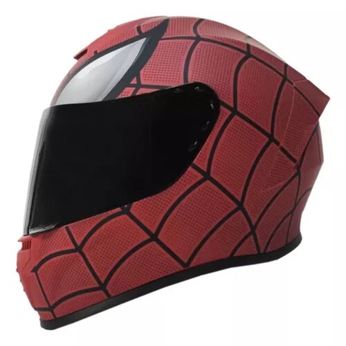 Casco Cerrado para Motociclista Marvel Spiderman