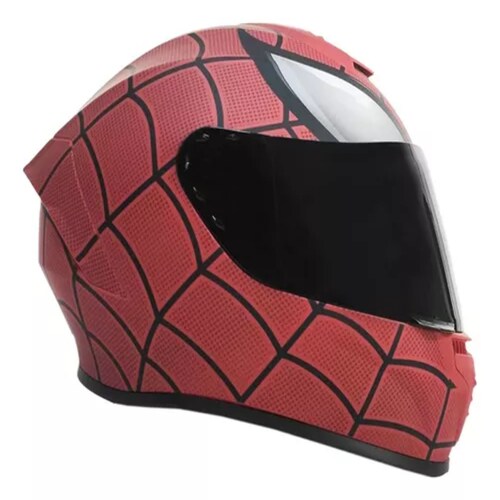 Casco Cerrado para Motociclista Marvel Spiderman