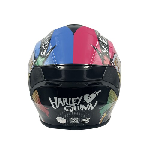 Casco Cerrado para Motociclista Dc Harley Quinn