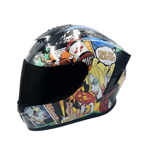 Casco Cerrado para Motociclista Dc Harley Quinn