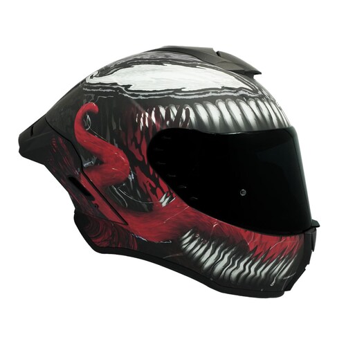 Casco Integral para Motociclista Marvel Venom Vs Carnage