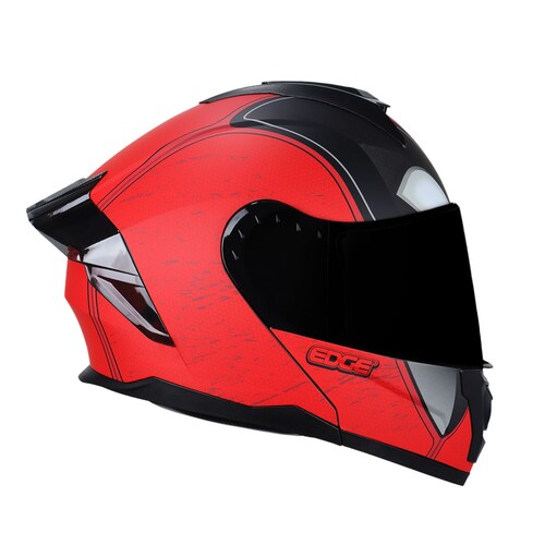 Casco Abatible para Motociclista Marvel Deadpool
