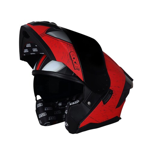 Casco Abatible para Motociclista Marvel Deadpool