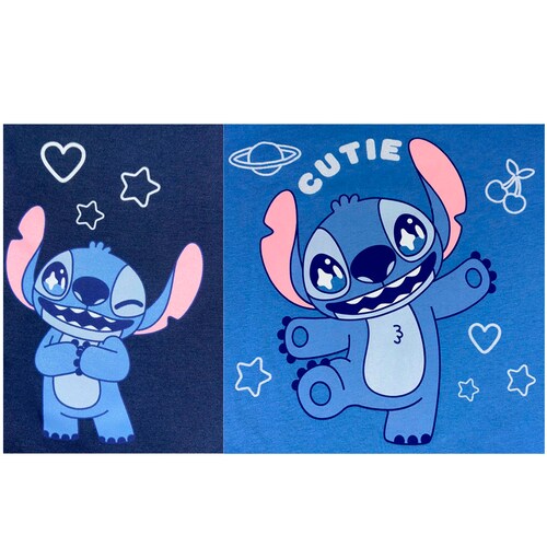 Pijama Playera y Pantalón Stitch Disney para Niña