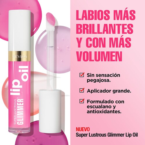 Super Lustrous Glimmer Lip Oil Miss Coral Revlon