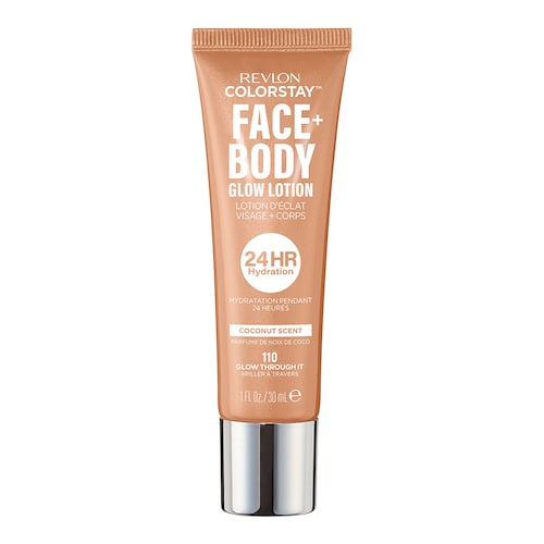 Illuminador Body Glow Lotion Face + Body Through It Revlon