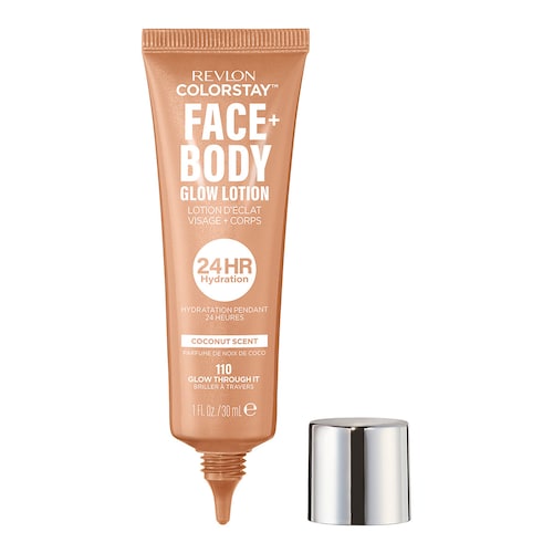 Illuminador Body Glow Lotion Face + Body Through It Revlon
