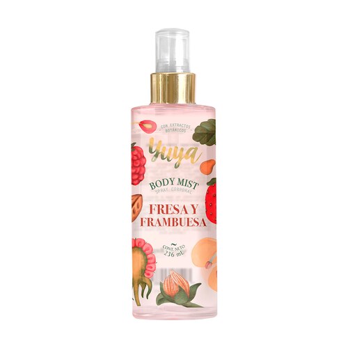 Body Mist Yuya Fresa y Frambuesa 236Ml