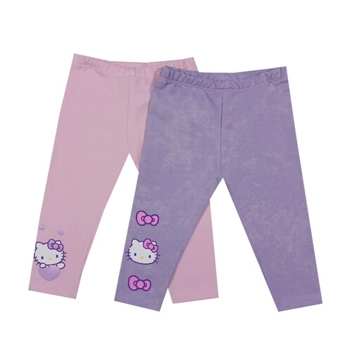Set 2 Pack Leggins Hello Kitty para Niña