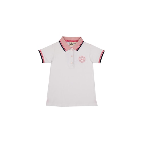 Playera Tipo Polo Ferrioni Manga Corta para Niña