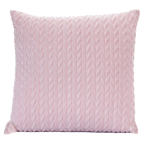 Cojín 24N Trenzado 45X45 Rosa Santini