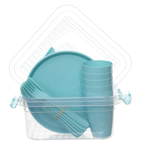 Set Picnic My Box 31 Pzas para 6 Personas Azul Gondol